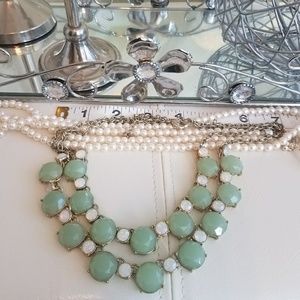 Beautiful  Light Green Loft  Necklace